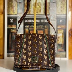 Dooney & Bourke 1975 Signature Crossbody Flap Bag